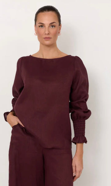 Clover Linen Top