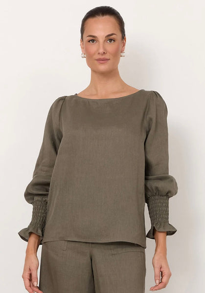 Clover Linen Top