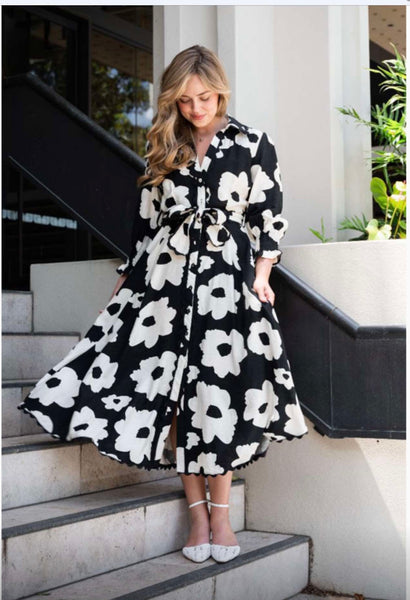 Godet Dress