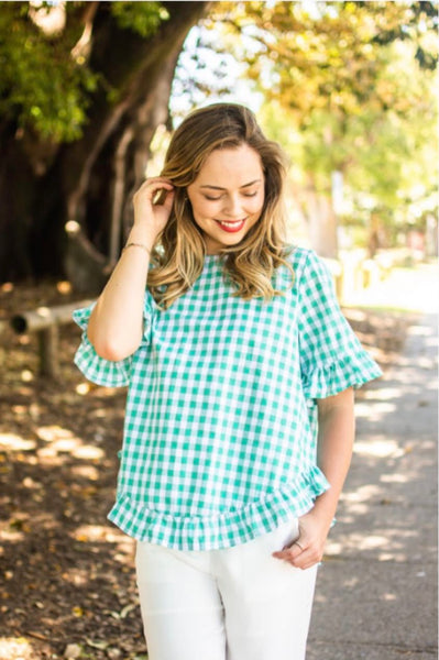 Frill Hem Top