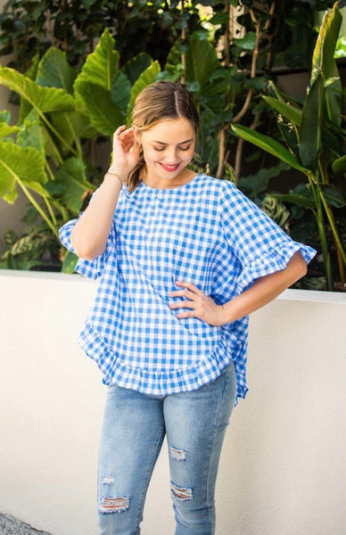 Frill Hem Top