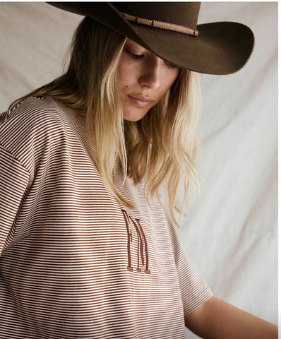 Stripe F Tee