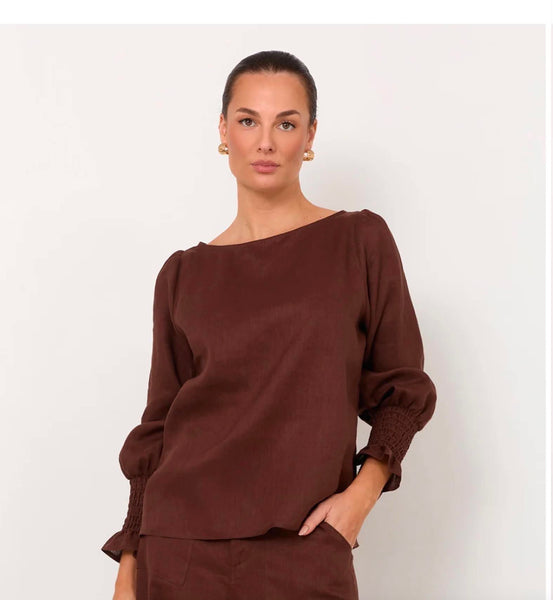 Clover Linen Top