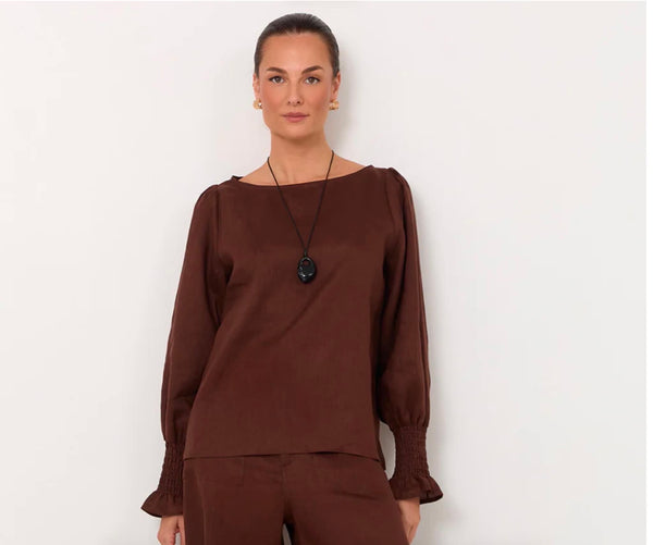 Clover Linen Top