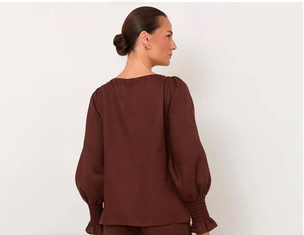 Clover Linen Top